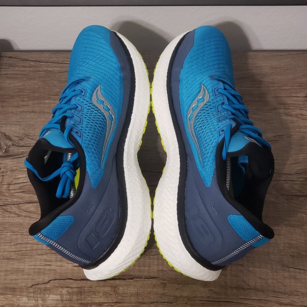 Saucony Triumph 19 Men's Running Shoes Size 15 Blue - Picture 5 of 8